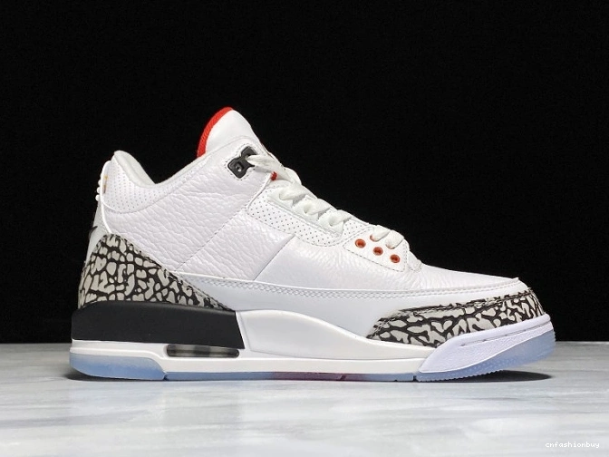3 Jordan white Retro 